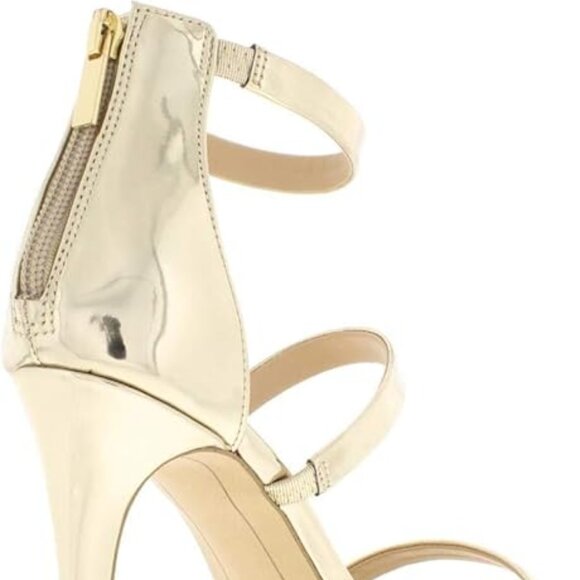 INC International Concepts Womens Sadiee Open Toe Special, Pale Gold, Size 8.0 - Picture 3 of 4